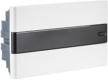 Бокс пластиковый ЭРА Trend ЩРВ-П-18 18 мод. (233х413х104мм) IP40 черная дверца картинка 